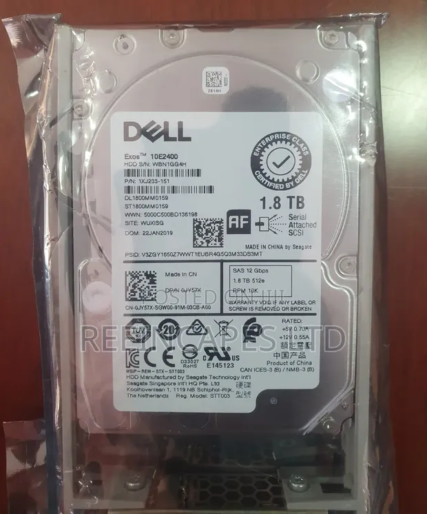 Dell 1.8TB SAS 12Gbps 10K RPM Hard Drive - 1