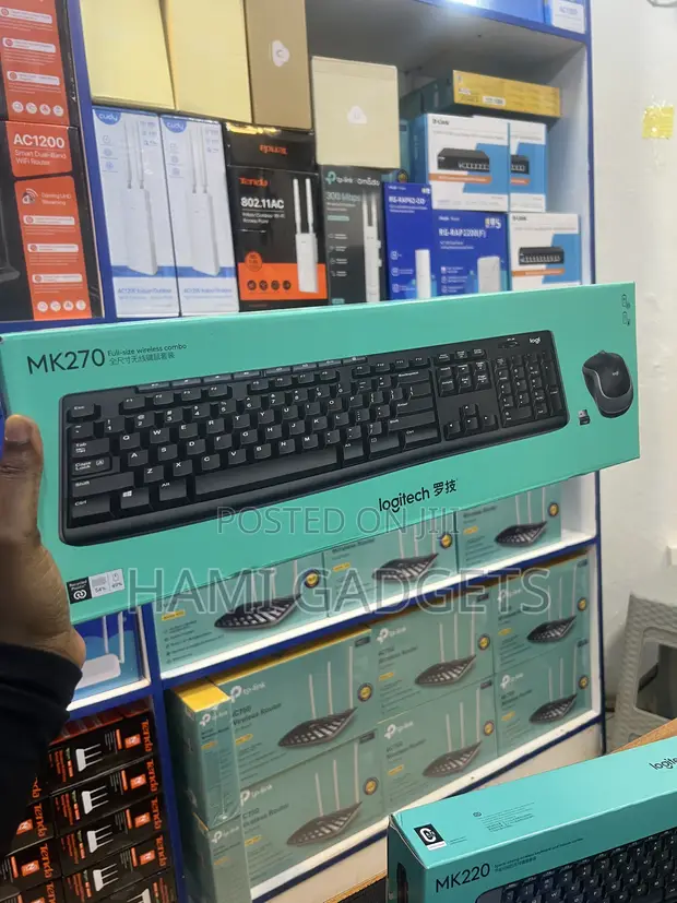 Original Logitech MK270 Keyboard and Mouse Combo - 1