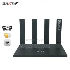 4G+ WiFi 6 CPE Router - 300Mbps LTE, Unlocked SIM