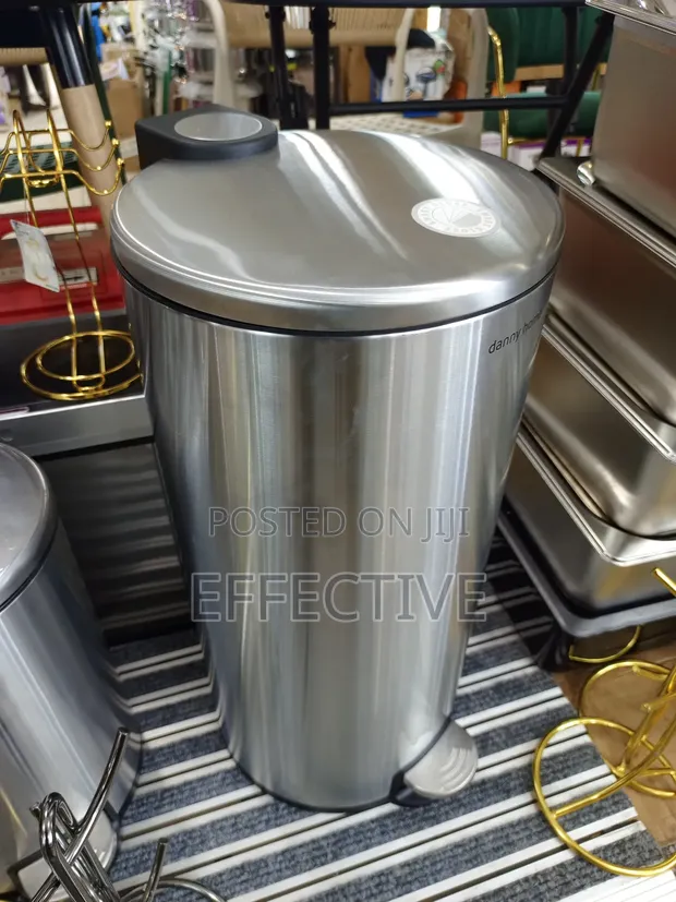 Danny Home Stainless Steel Pedal Trash Can 15L - 1