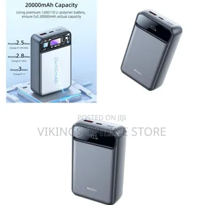 Yesido YP50 PD+ USB 15W Fast Charging 20000mAh Power Bank