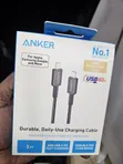 Anker USB-C to USB-C Cable (3ft, 60W, Braided) - 1