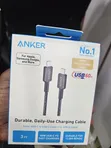 Anker USB-C to USB-C Cable (3ft, 60W, Braided) - 2