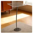Metallic Pulpit Stand with Glass or Acrylic Top - 3