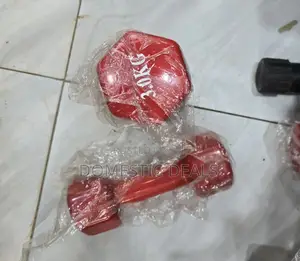 3.0 Kg Vinyl/Rubber-Coated Hex Dumbbells
