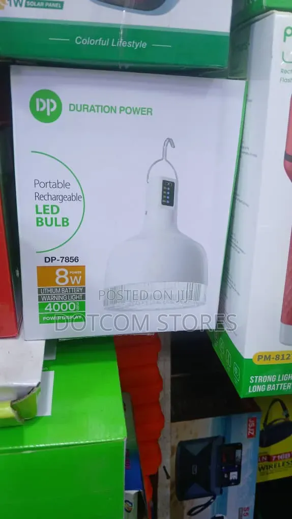 Duration Power (DP) Rechargeable LED Bulb DP-7856 - 1