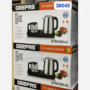 Geepas 1.7L 2-in-1 Digital Tea Maker (GTM38045)