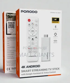 Porodo 4K Android Smart Streaming TV Stick