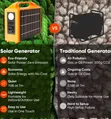 100W Portable Power Station Solar Generator - 2