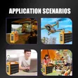 100W Portable Power Station Solar Generator - 3