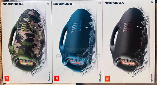 JBL Boombox 4 Portable Bluetooth Speaker - 1