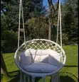 Bohemian-Style Macrame Hammock Swing Chair - 1