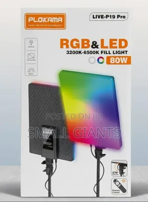 Plokama Live-P19 Pro 80W RGB LED Panel Fill Light