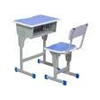 Reading Table and Chair Set - Blue and White - 1