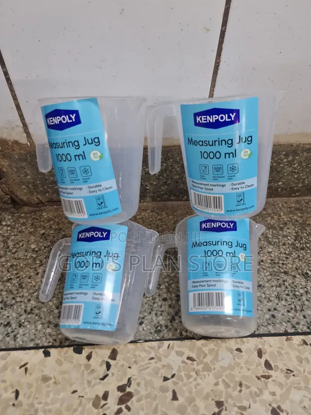 Metered Plastic Measuring Jug 1000ml - 1