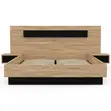 6x6ft Wooden Bed Frame with Headboard & Drawers | White - 2