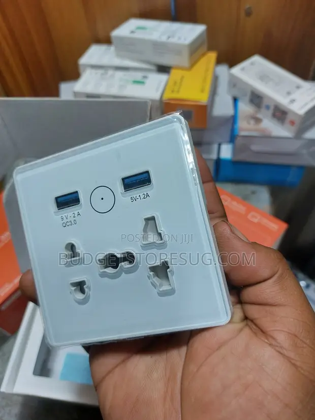 Smart Zigbee Power Socket with 2 USB Universal Plugs - 1