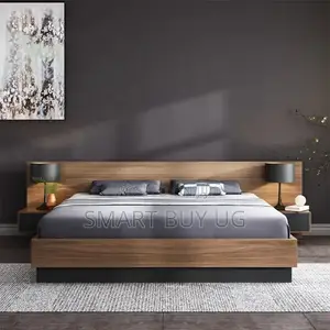 5x6 Wooden Bed with Double Drawers | Solid Wood Frame