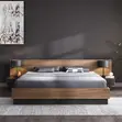 5x6 Wooden Bed with Double Drawers | Solid Wood Frame - 1
