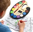 Non-Toxic Watercolor Painting Set - 2