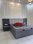 5x6 Wooden Bed with High Headboard & Drawers | Free Install - 2