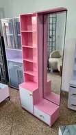 Full Body Dressing Mirror with Storage - 1