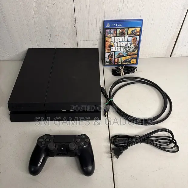 PS4 Standard Console with 2 Controllers & 10 Games - 1