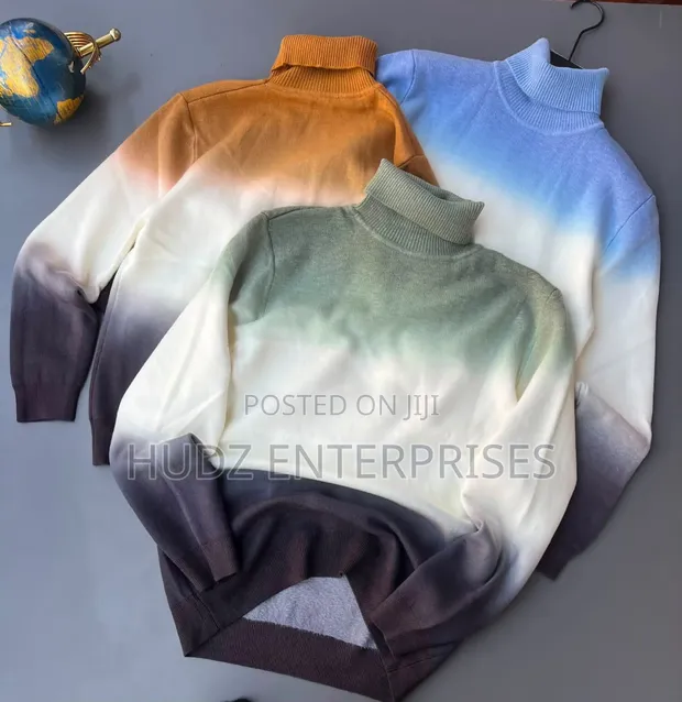 Pool Neck Sweater - Multi-Color - 1