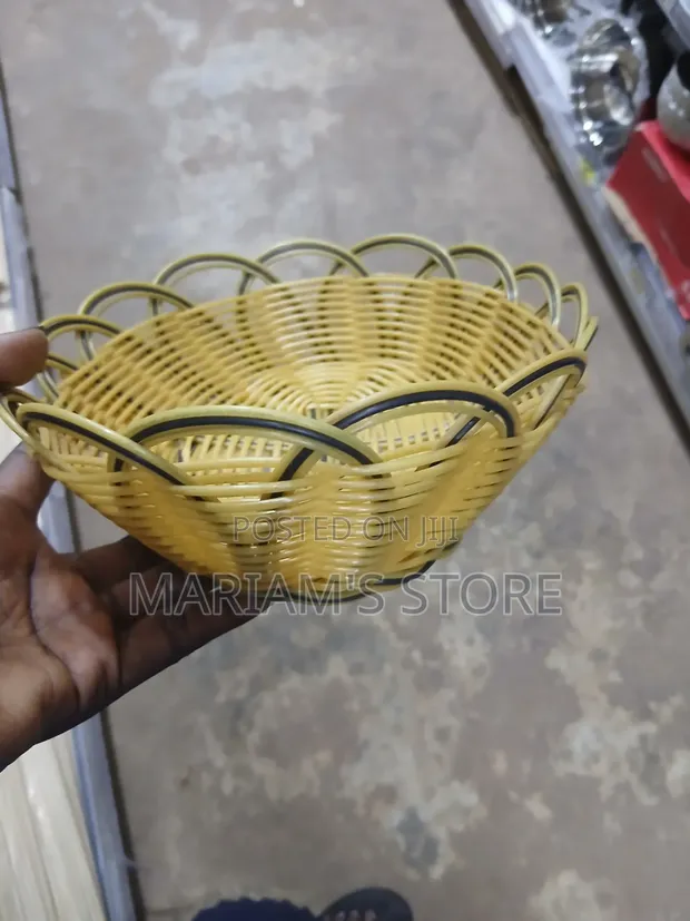 Plastic Woven Basket - 1