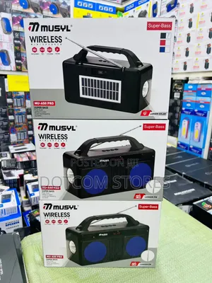 Musyl MU-A50 Pro Wireless Speaker with Solar Panel