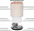 3-in-1 Humidifier with Himalayan Salt Lamp and Essential Oil Diffuser - 4