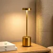 Rechargeable LED Table Lamp ~ Gold - 1