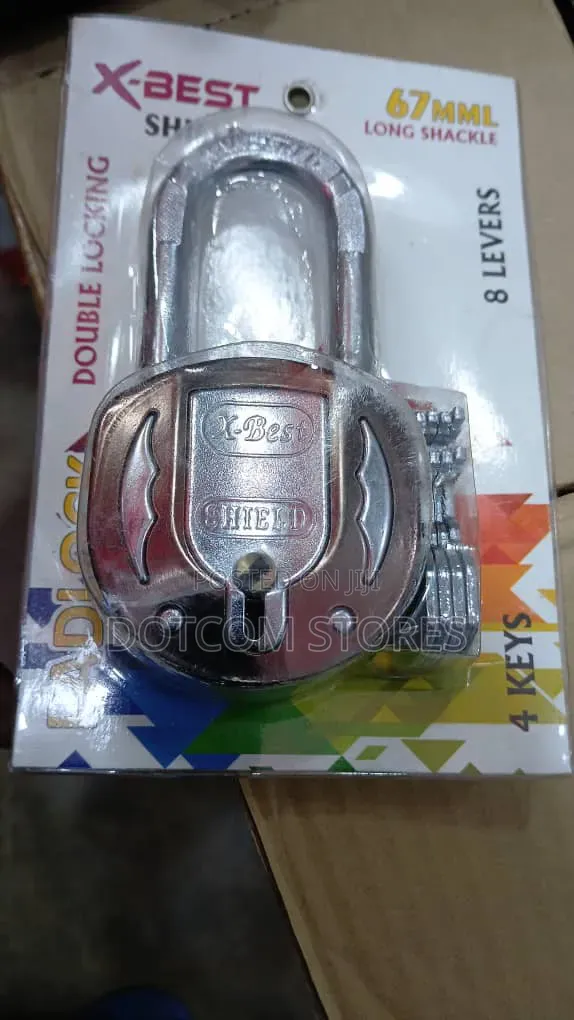 X-Best 67mm Shield-Style Padlock - 1