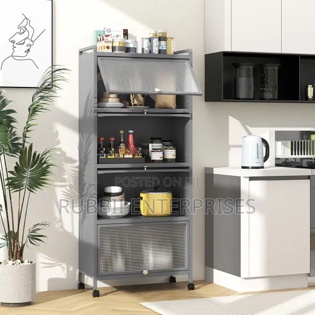 4-Tier Kitchen Cabinet - 1