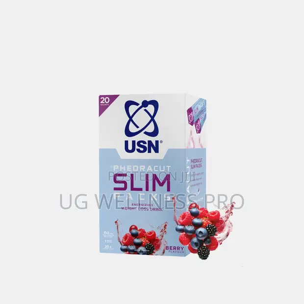 USN PhedraCut Slimpacks Berry Weight Loss Drink (20 Sachets) - 1