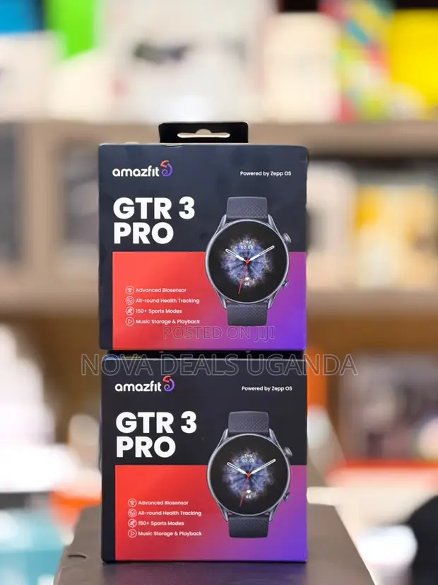 Amazfit GTR 3 Pro Smartwatch - 1.45" Ultra HD Display, 12-Day Battery - 1
