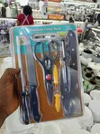 6-Piece Kitchen Knife Set with Scissors & Peeler - 2