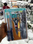 6-Piece Kitchen Knife Set with Scissors & Peeler - 4