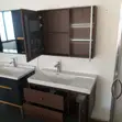 Brand New Wood-Mode Vanity Set with LED Lighting - 5