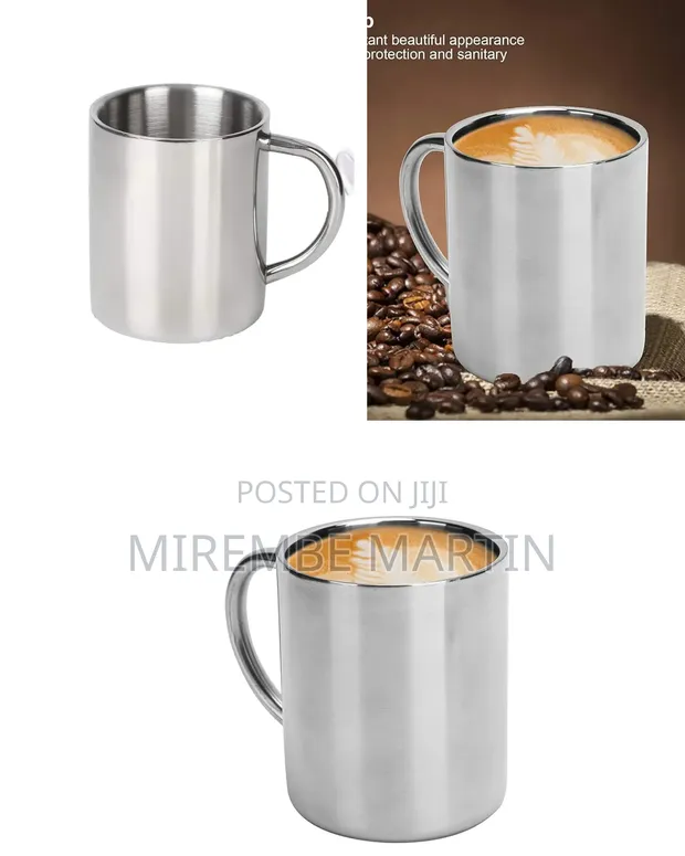 12-Piece Double-Walled Stainless Steel Travel Coffee Mugs - 1
