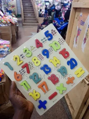 Wooden Number Puzzle Toy (1-20)