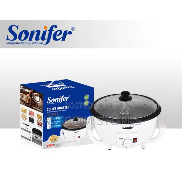 Sonifer SF-3544 Multifunctional Non-Stick Electric Coffee Bean Roaster - 1