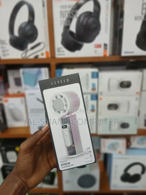 Levelo Cyclo Cooling Fan - Rechargeable Handheld Portable - 1
