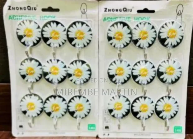 18 Adhesive Hooks (Max 3kg) - 1