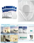 60 PCS Double Disposable Paper Toilet Seat Covers - 1