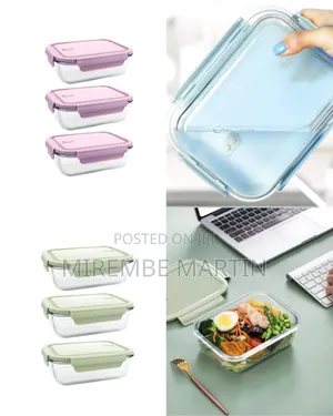Leak-Proof Oven Safe Glass Food Containers - 680ml - 3 Pack