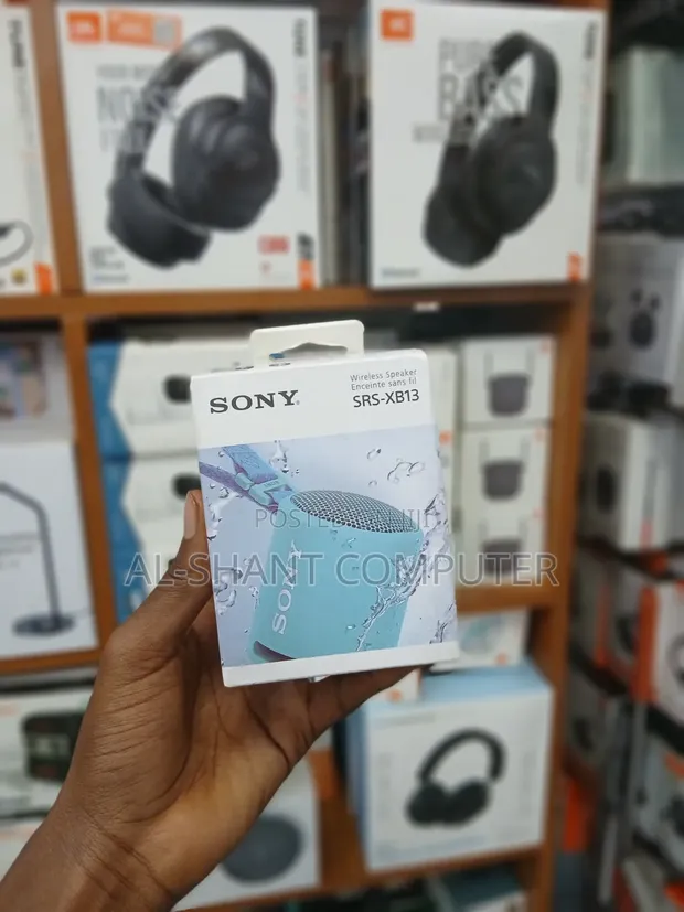 Sony SRS-XB13 Wireless Portable Speaker - Powder Blue - 1