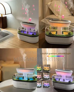 Rain Cloud Diffuser Humidifier with Night Light