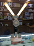 Desk Lamp with Time Display and Cooling Fan - 1