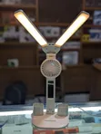 Desk Lamp with Time Display and Cooling Fan - 2